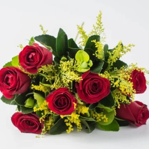 Buquê de 7 Rosas Vermelhas