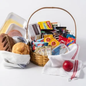 Cesta de café Coração